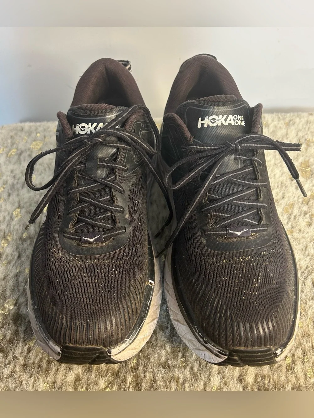 HOKA Black Mens Sneakers Size 10.5